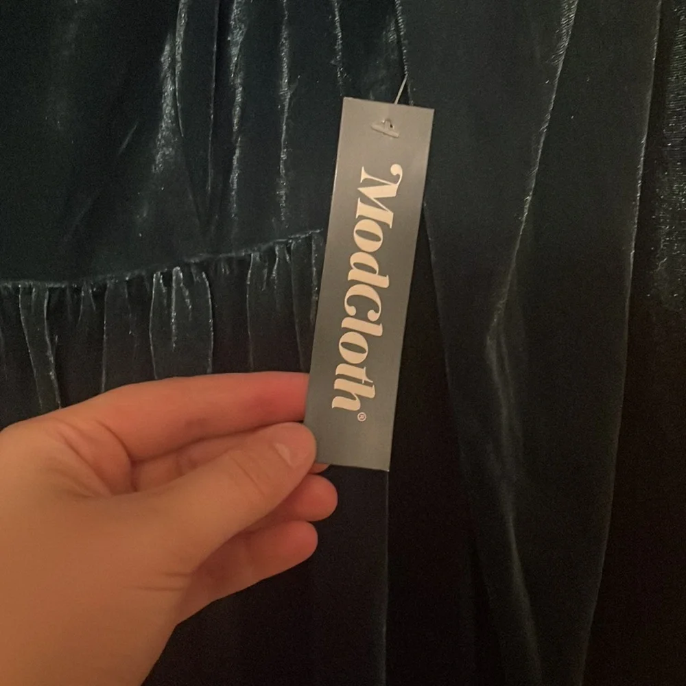 ModCloth Velvet Dress - Picture 2 of 5